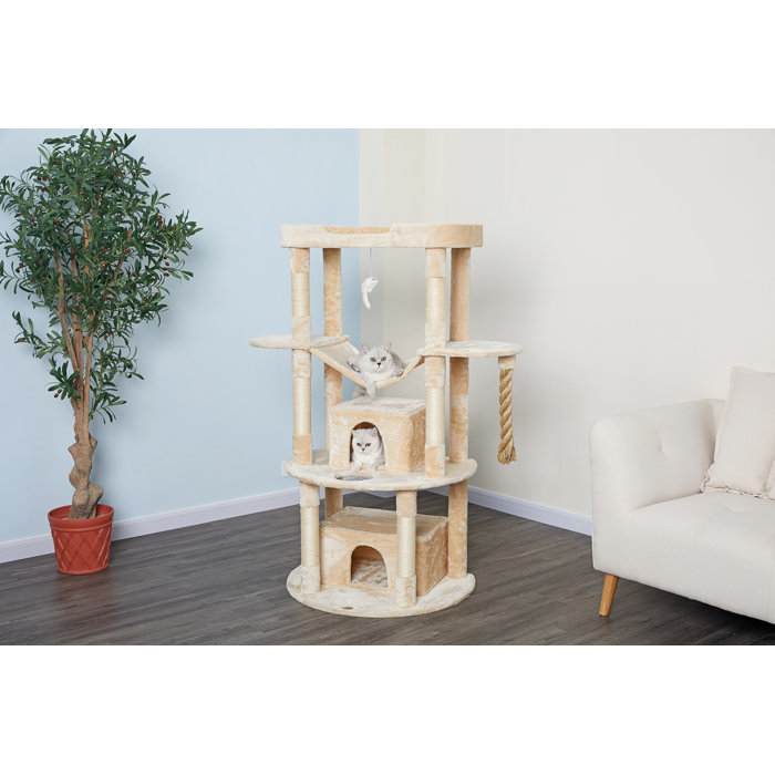 Go Pet Club 60" Jungle Rope Cat Tree & Reviews Wayfair